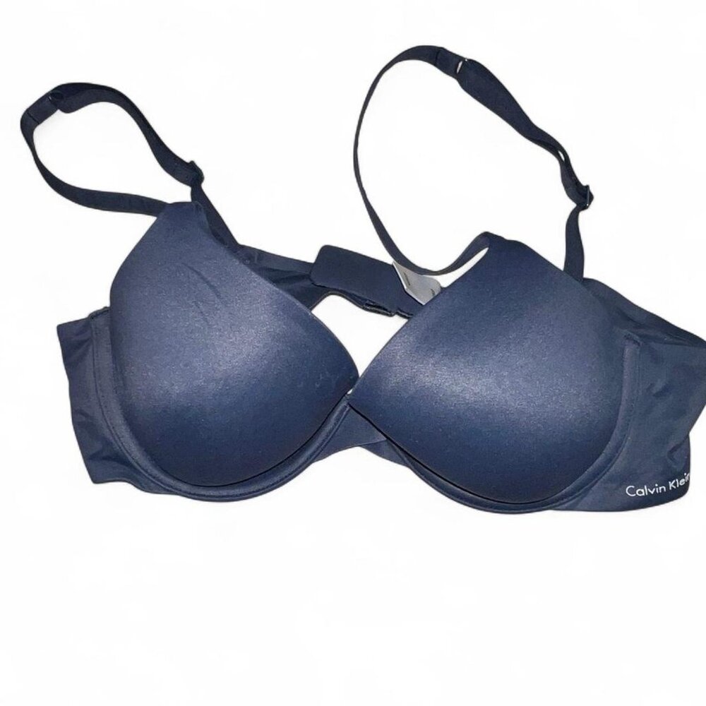 Calvin Klein Women's Blue and Purple Underwire Bra
